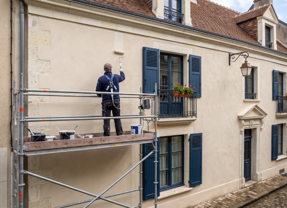 Peinture réfléchissante toiture métallique à Arnage